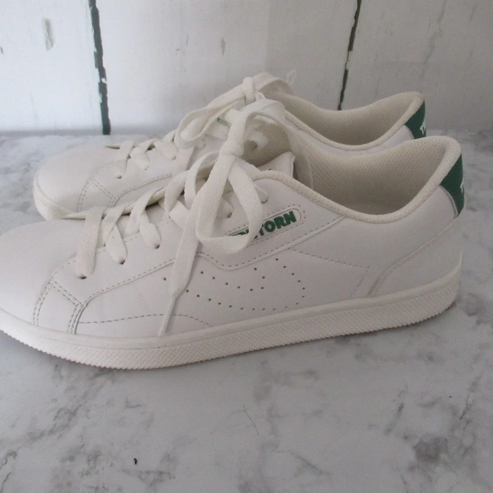 Tretorn Sneakers Womens 9 White Leather Center Court Tennis Pickleball‎